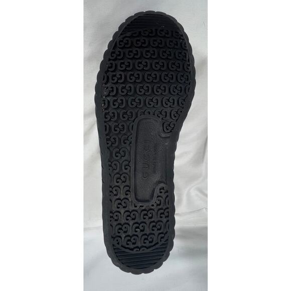 Gucci Interlocking G Hightop Black Sneakers Men\'s US7.5 SPB-CA 346079 main image 3